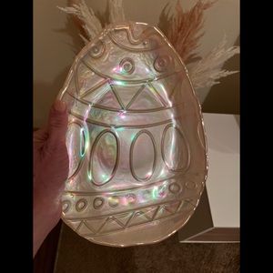 Beautiful Pink Glass Easter Decor